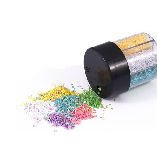 Pack of 6 Colors DIY Decoration Multi‑Shape Glitters
