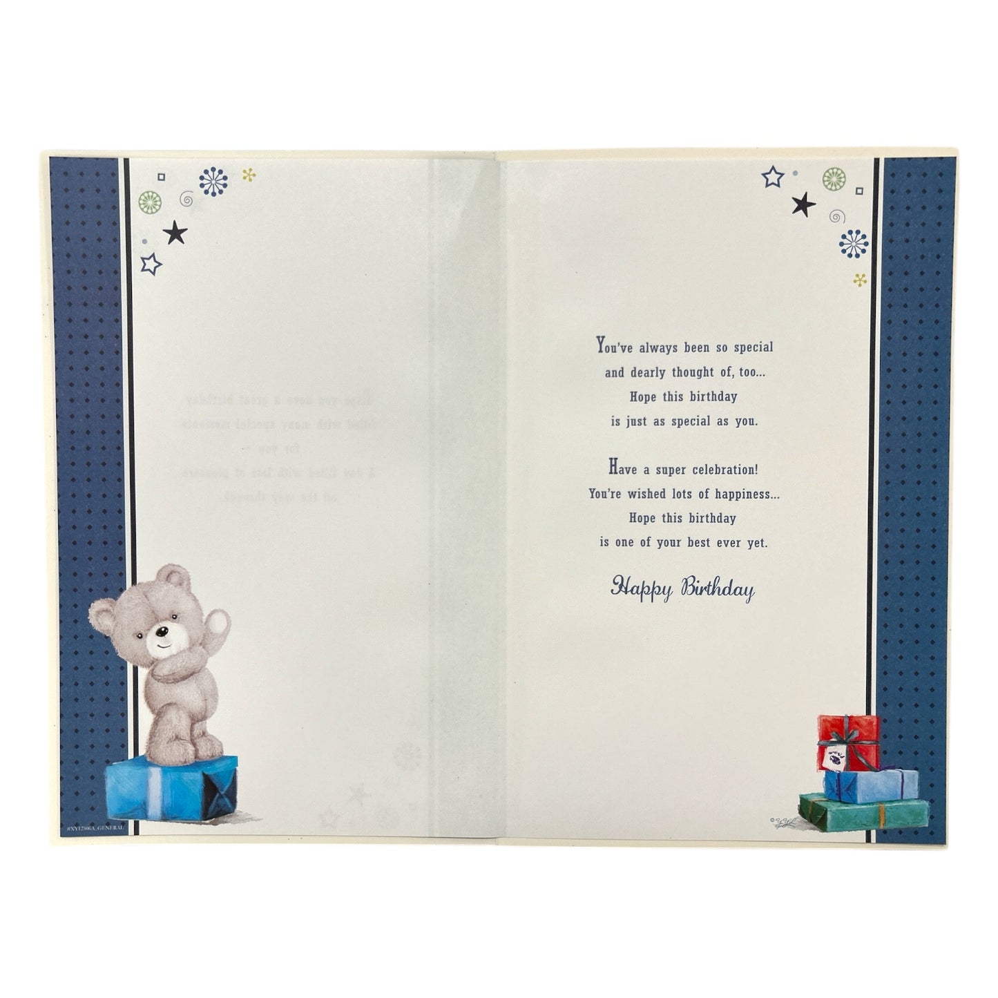 Age 18 Cute Teddy with Gifts Birthday Card