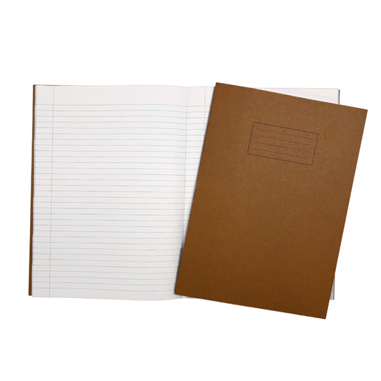 Janrax A4 Brown 80 Pages Feint and Ruled Exercise Book