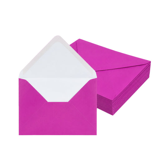 Pack of 50 Vivid Violet 114x162mm Gummed Envelopes