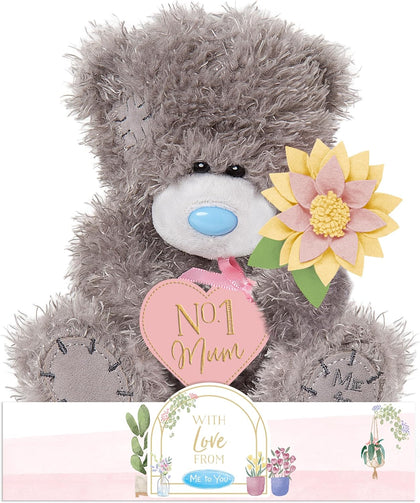 Me To You 'No.1 Mum' Plush Bear On Gift Plinth 15cm High