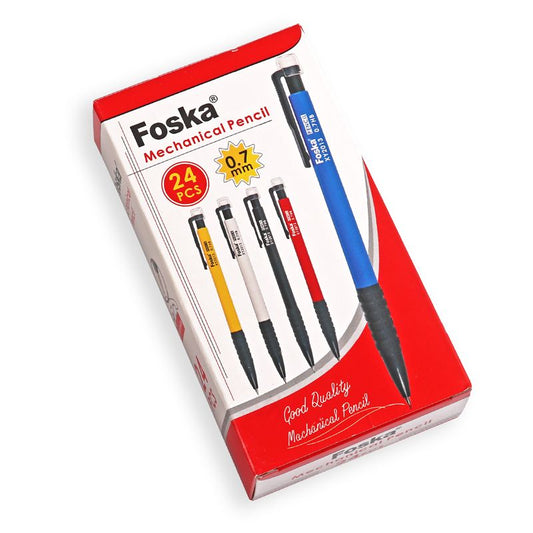 Pack of 24 0.7mm Mechanical Pencils with Eraser