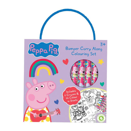 Peppa Pig Bumper Carry Along Colouring Set