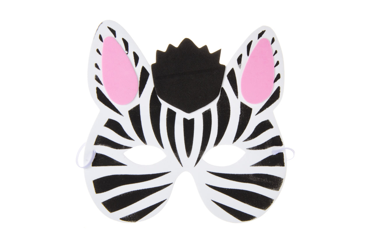 Pack of 6 Wild Animal Foam Masks