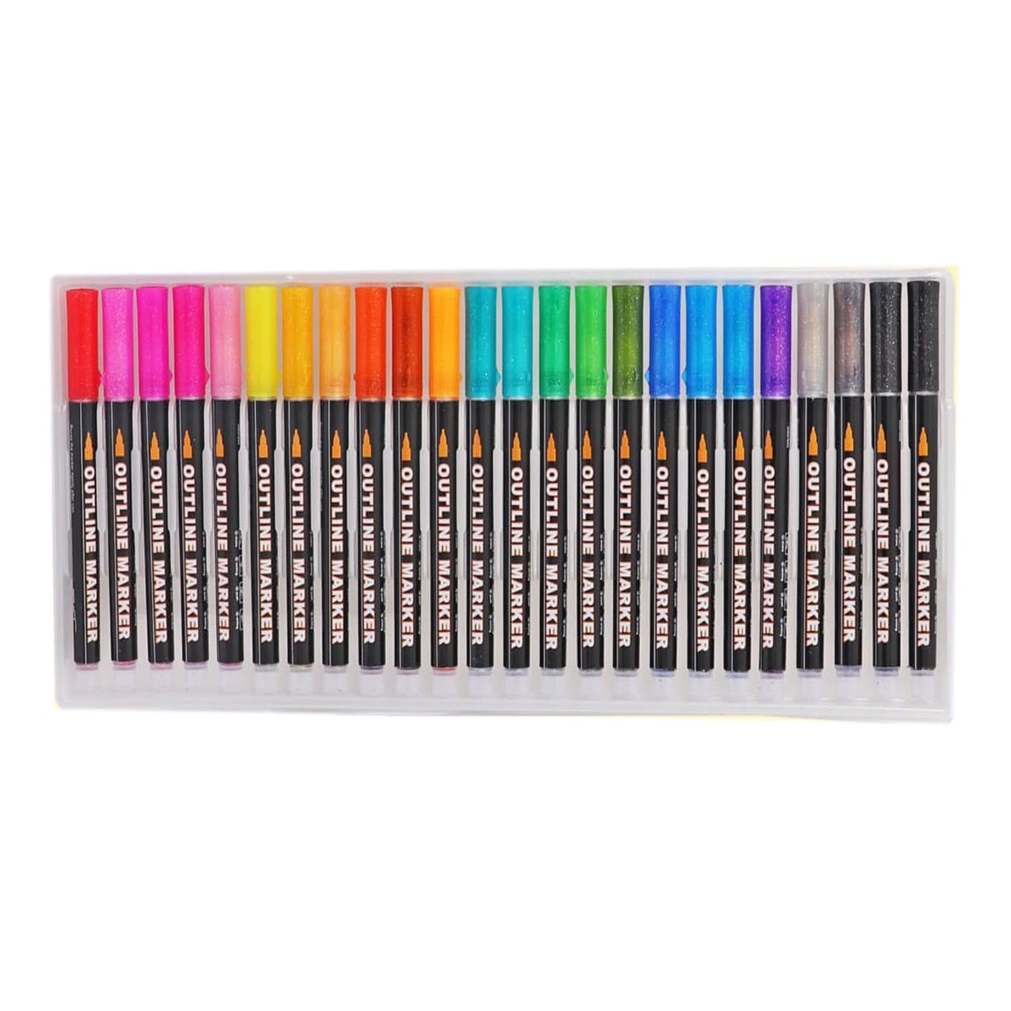 Pack of 24 Colors Art Drawing Outline Fineliner Marker pens