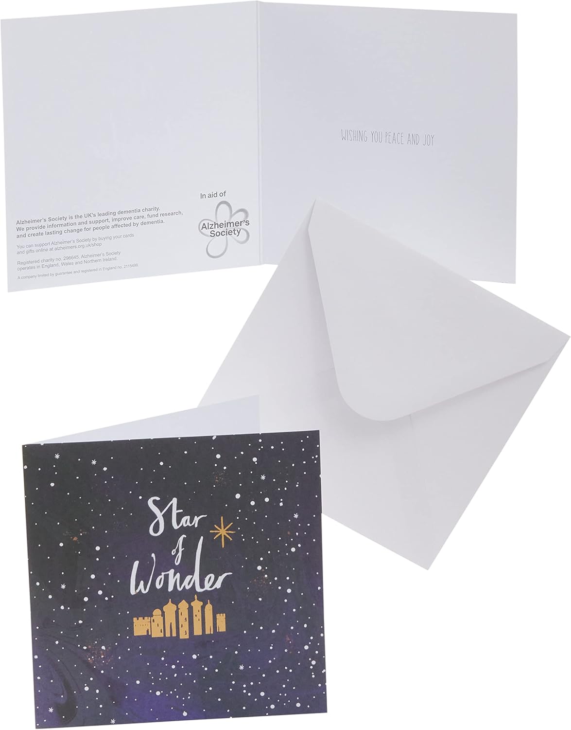 Box of 10 Bethlehem Alzheimer's Society Charity Christmas Cards In 2 Designs