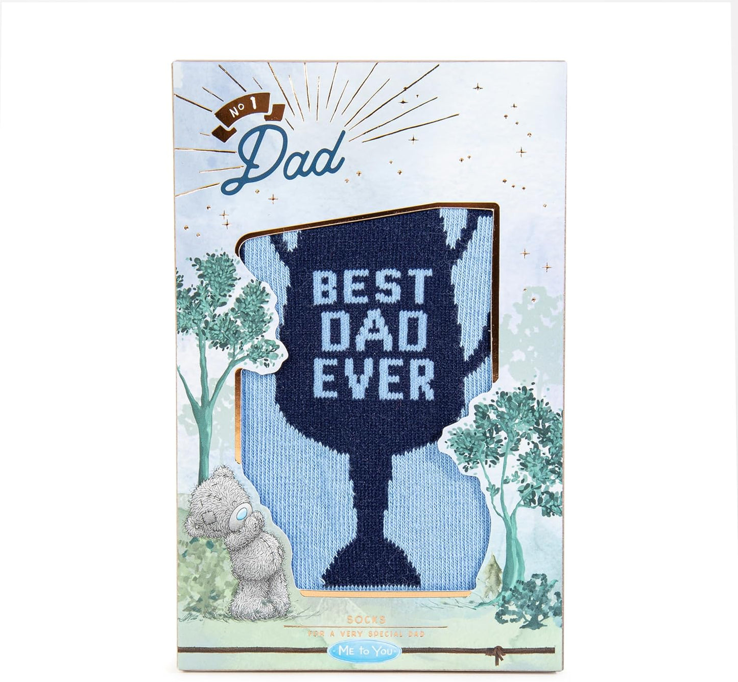 Me to You Tatty Teddy Father's Day 'Best Dad Ever' Socks