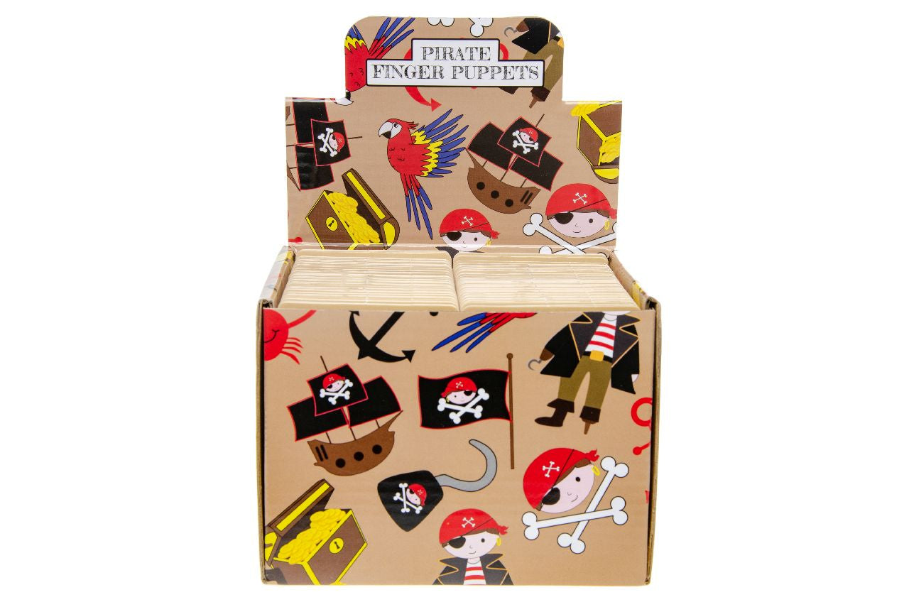 Pack of 72 Pirate Finger Puppet Toys
