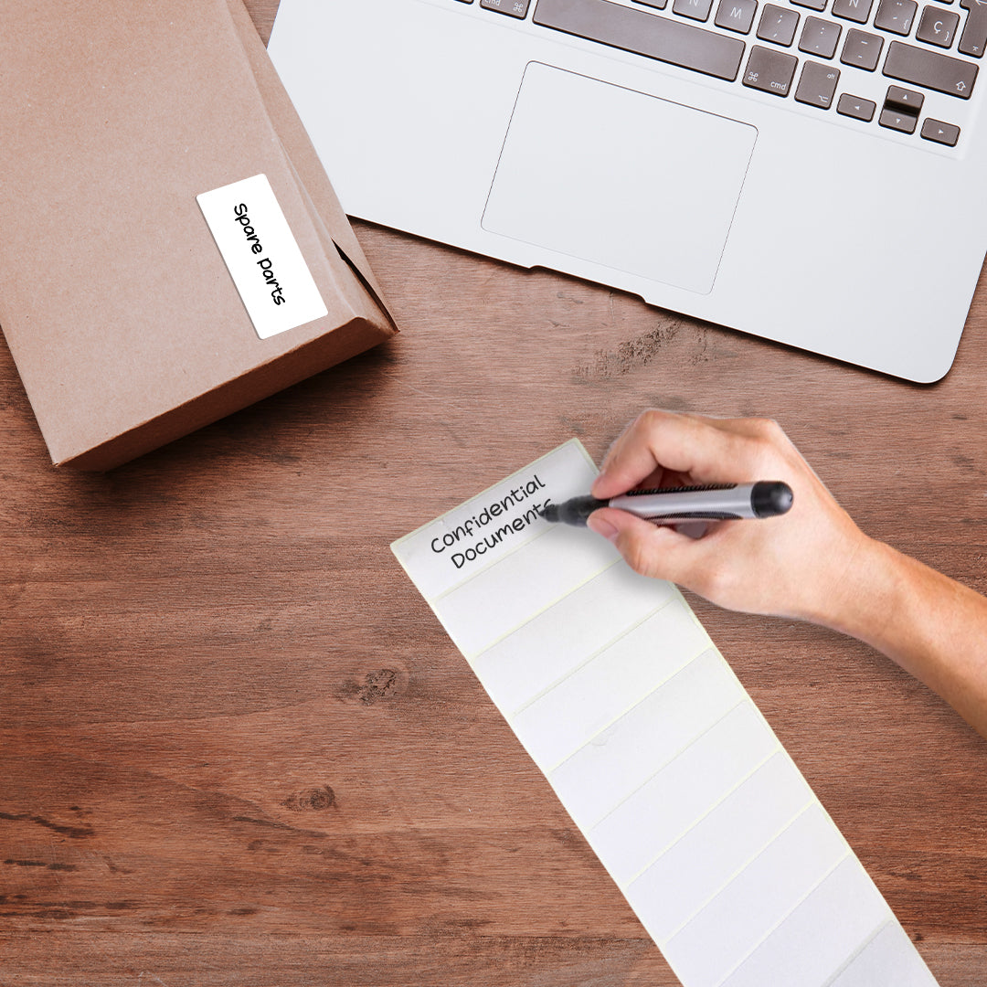 Roll of 250 Self Adhesive Address Labels 36x89mm