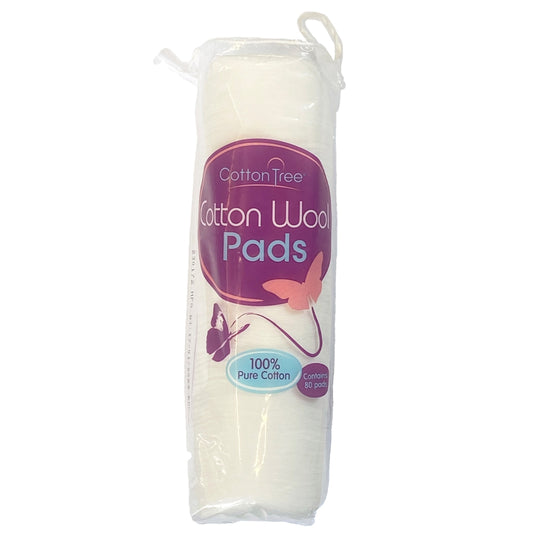 Pack of 80 Round Cotton Wool Pads