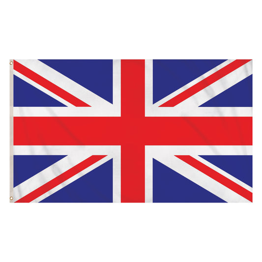 Pack of 6 Union Jack Flag Polyester 3 ft. x 5 ft.- England United Kingdom British National Flag Outdoor Events Celebrations Patriotic Displays