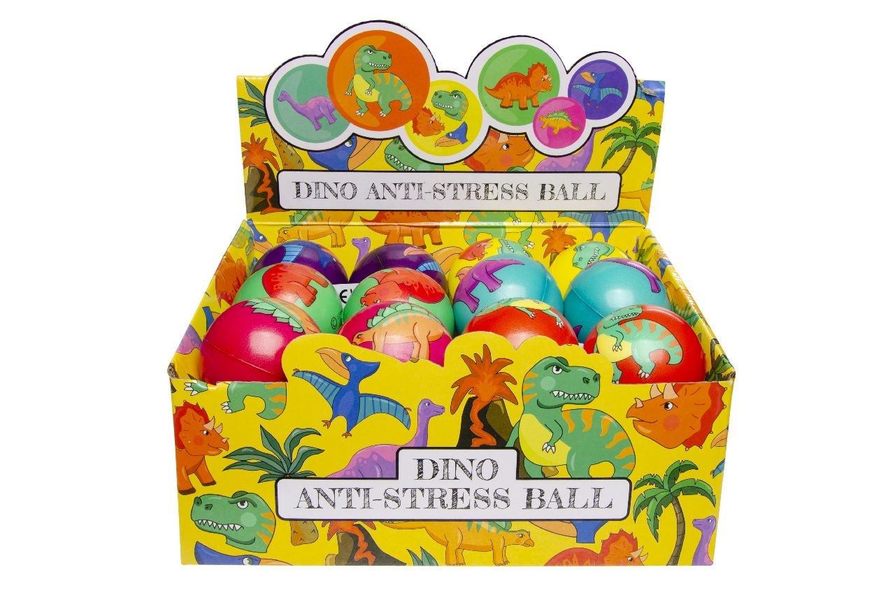 Pack of 24 Dinosaur Stress Balls