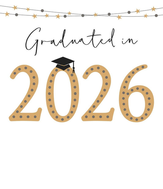 2026 Design Proud of You Graduation Congratulations Card