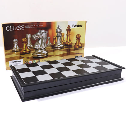Folding and Magnetic Checker Chess Board