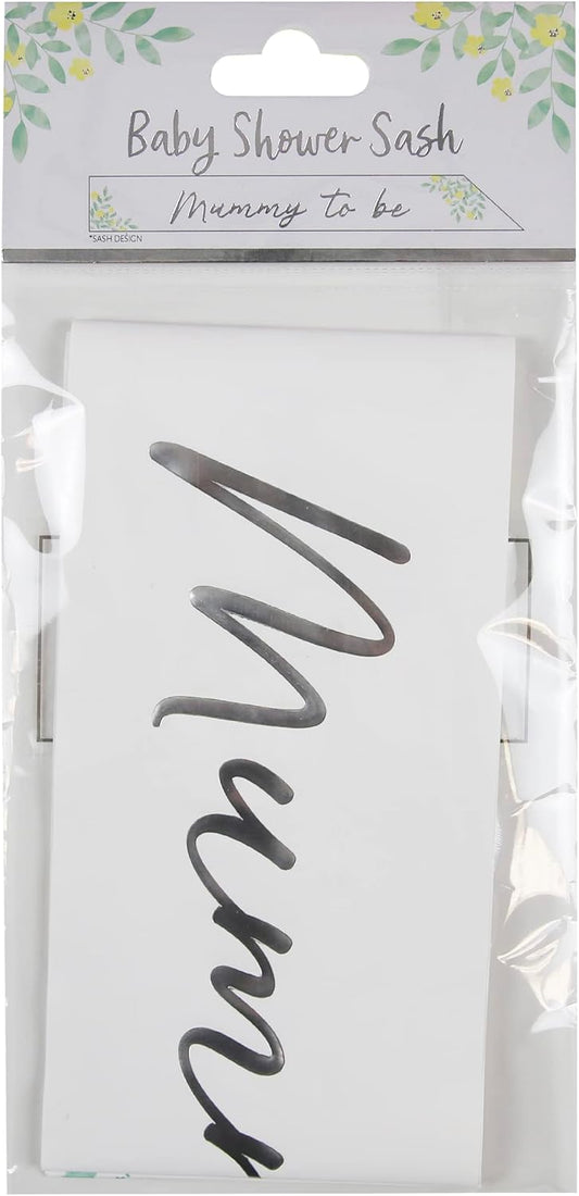 Baby Shower Mummy To Be Paper Sash