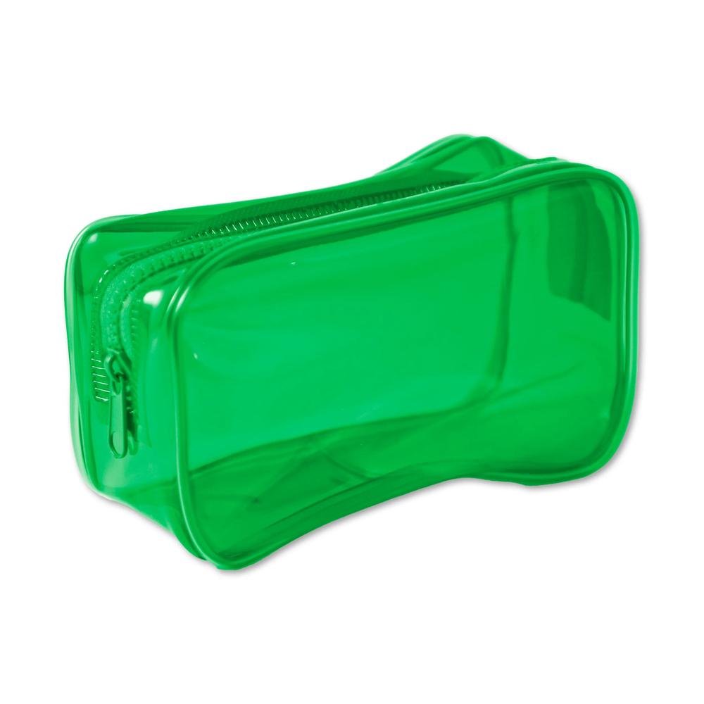 Single Coloured Plastic Transparent Pencil Case