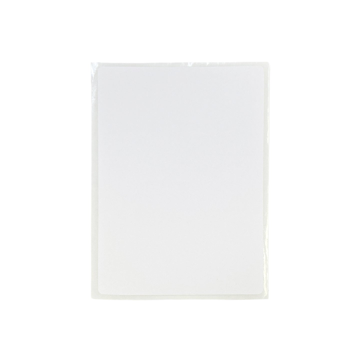 Pack of 84 White 80x110mm Rectangular Labels - Adhesive Stickers