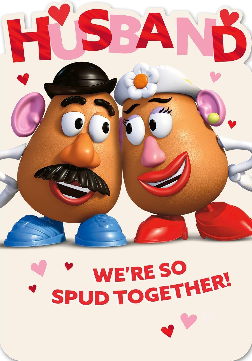 Spud Together Design Mr. Potato Head Husband Valentine's Day Card