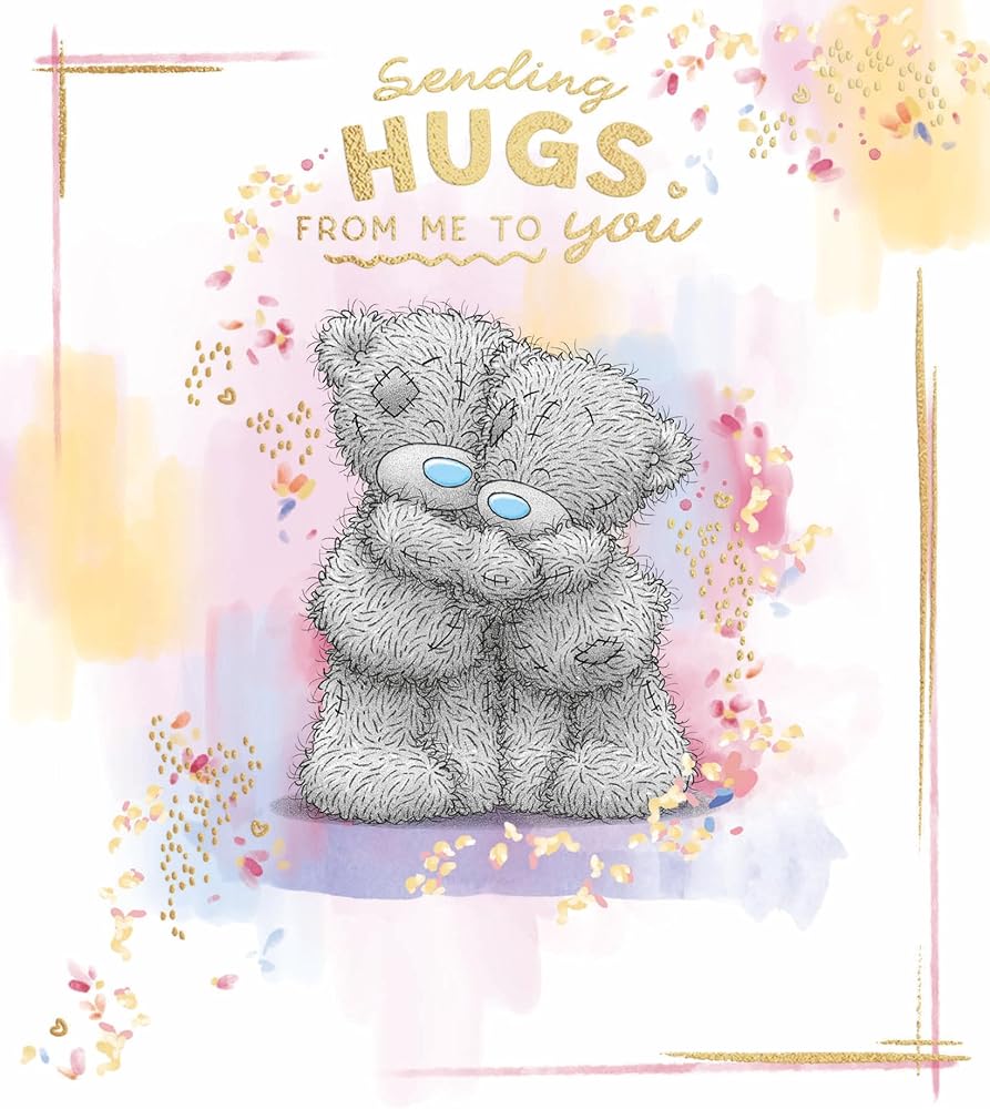 Bears Hugging Sending Hugs Card