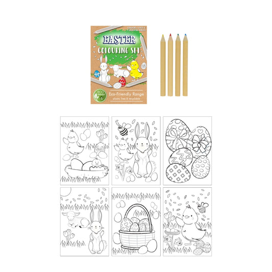 Eco-Friendly’ Mini Easter Colouring Set