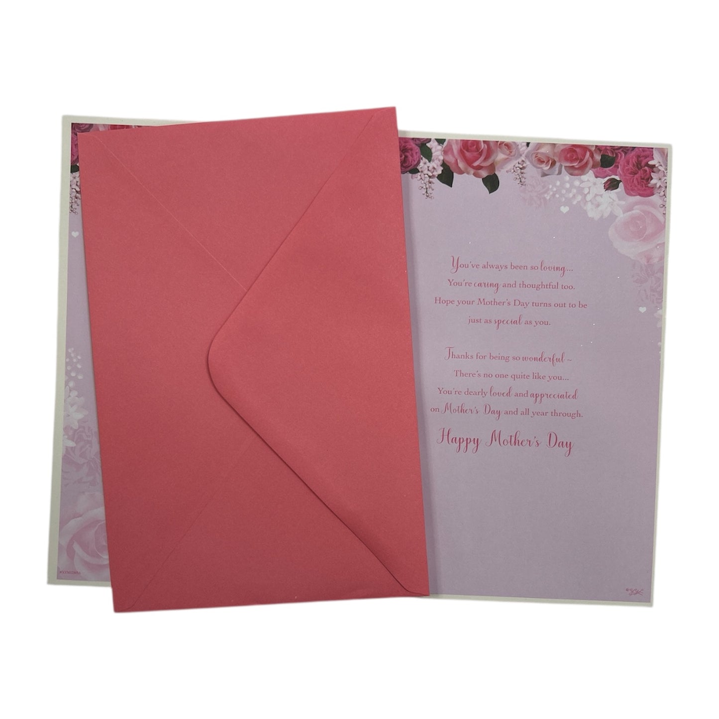 To Dear Grandma Beautiful Roses Design Pink Mother's Day Card