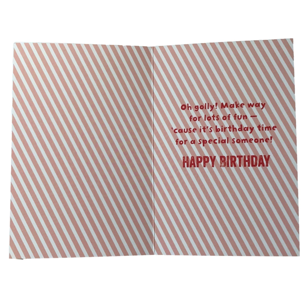 Mickey Mouse It’s Your Birthday Let’s Go! Birthday Card