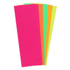 Pack of 50 12"x4" Fluorescent Flash Cards by Concept