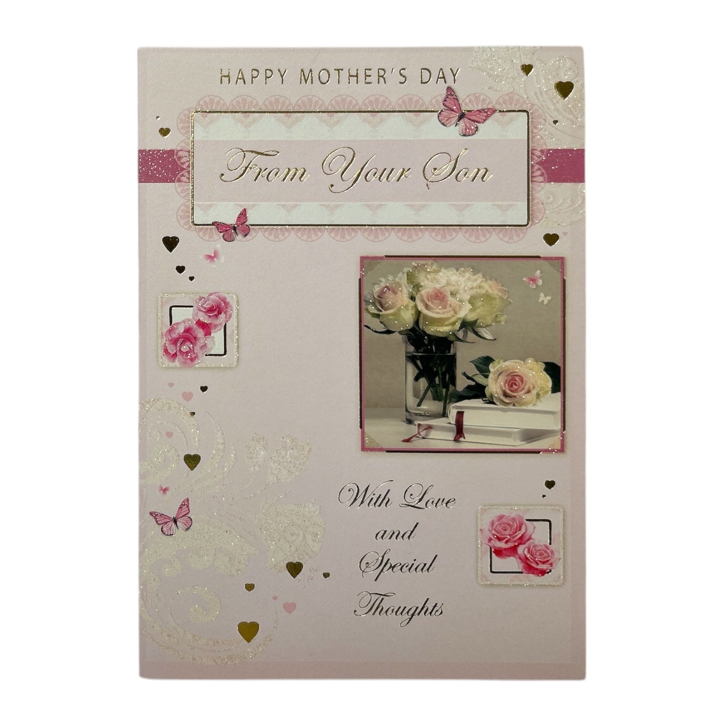 From Your Son Beautiful Bouquet Design Floral Mother's Day Card