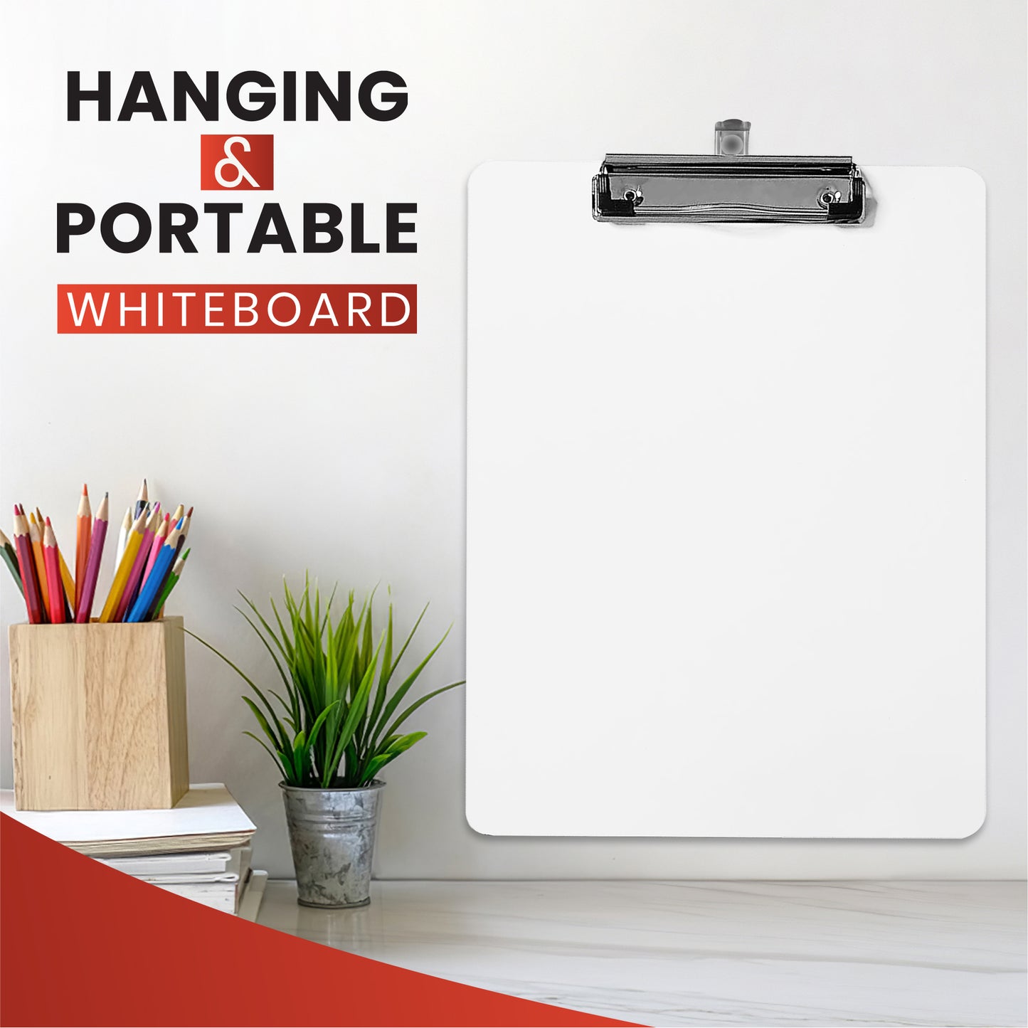 A5 Erasable Whiteboard Clipboard by Janrax