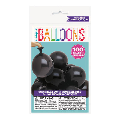 Pack of 100 Cannon Shaped Water Bomb Balloons