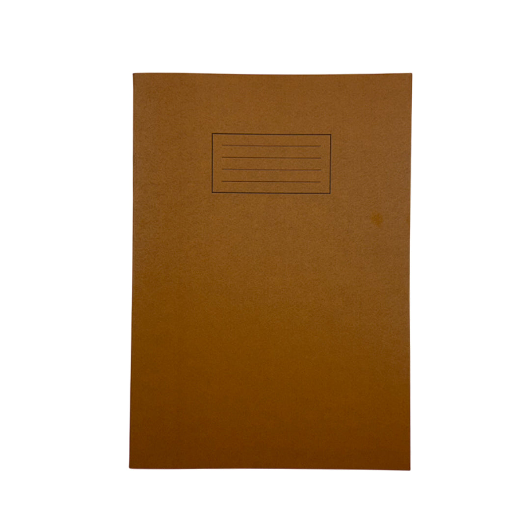 Janrax A4 Brown 80 Pages Feint and Ruled Exercise Book