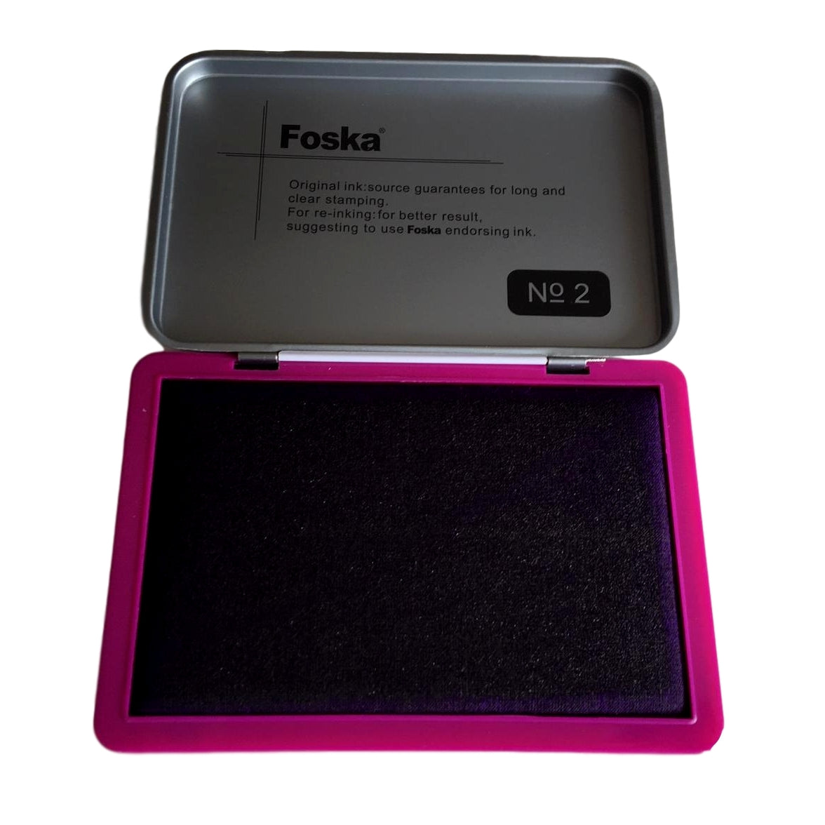 Purple Ink Stamp Pad 122x48mm