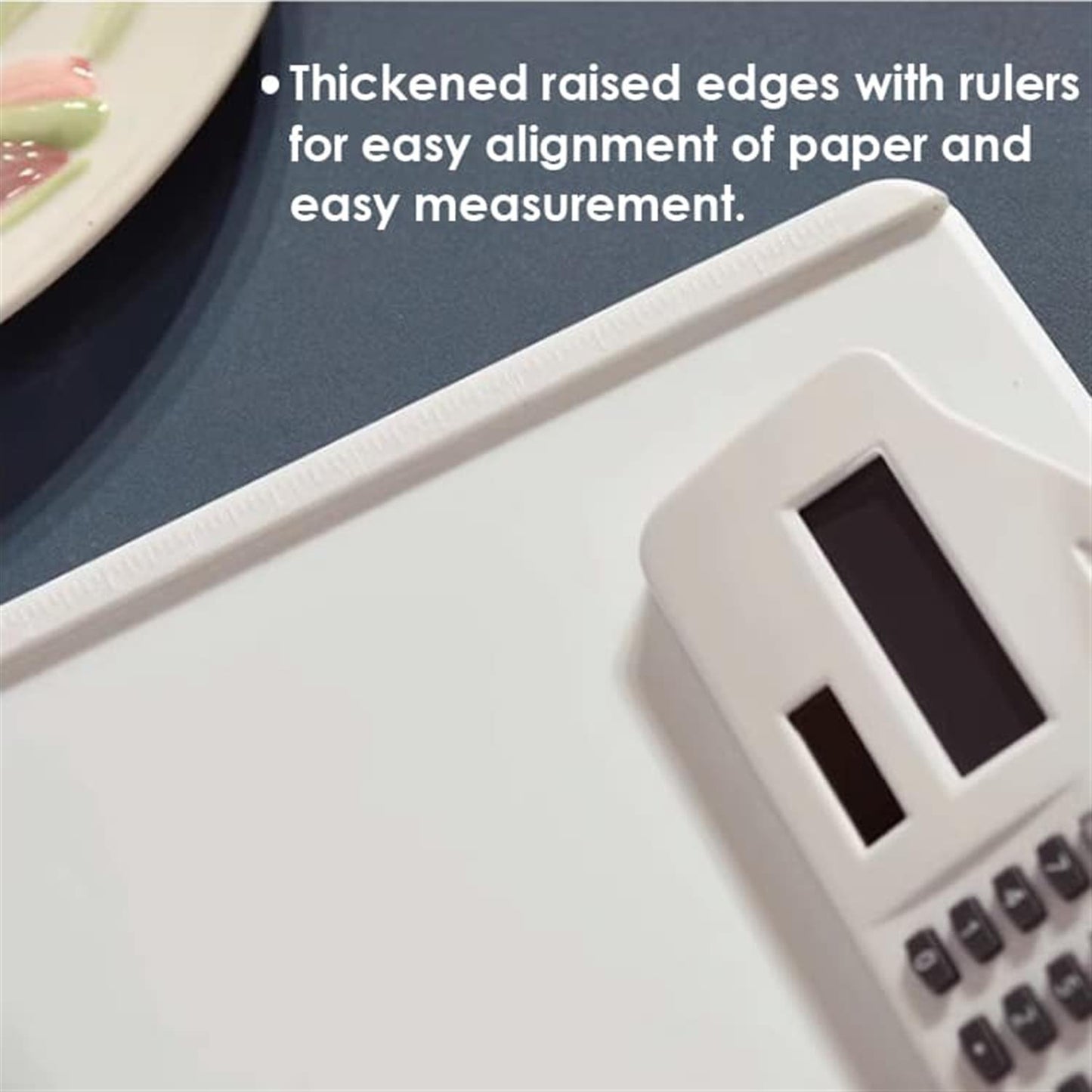 PP Writing Black Clip Board With Calculator 35 × 23.5 × 3.4 cm