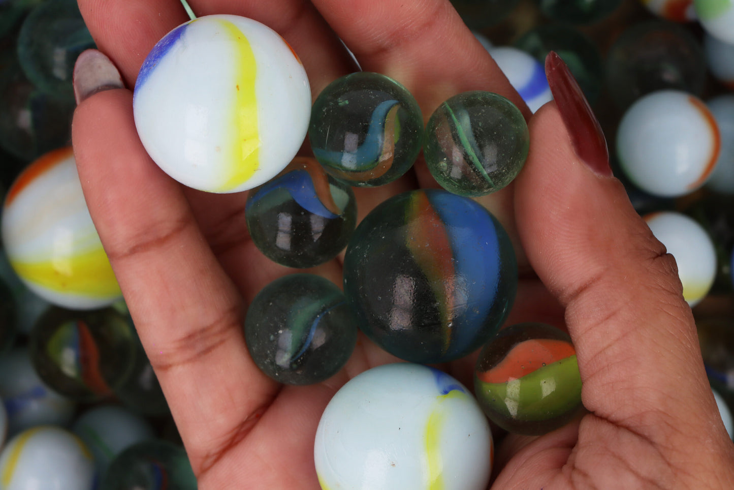 Glass Marble Nets 20pcs