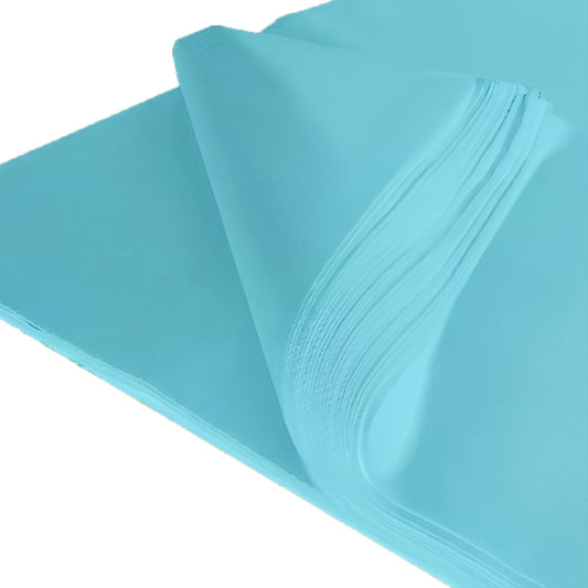 Turquoisae Tissue Paper 500 x 750mm 480 Sheets Per Ream - Ideal for Gift Wrapping and Flourists