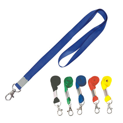 Box of 50 Blue Lanyards with Swivel Clasp Hook Clip 88cm