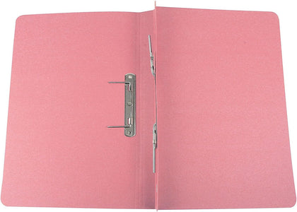 Pack of 25 35mm Capacity Foolscap Pink Transfer Files
