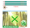 Pack of 12 7'' Flexible Sharpened Plastic Wood- Free HB Pencils with Eraser