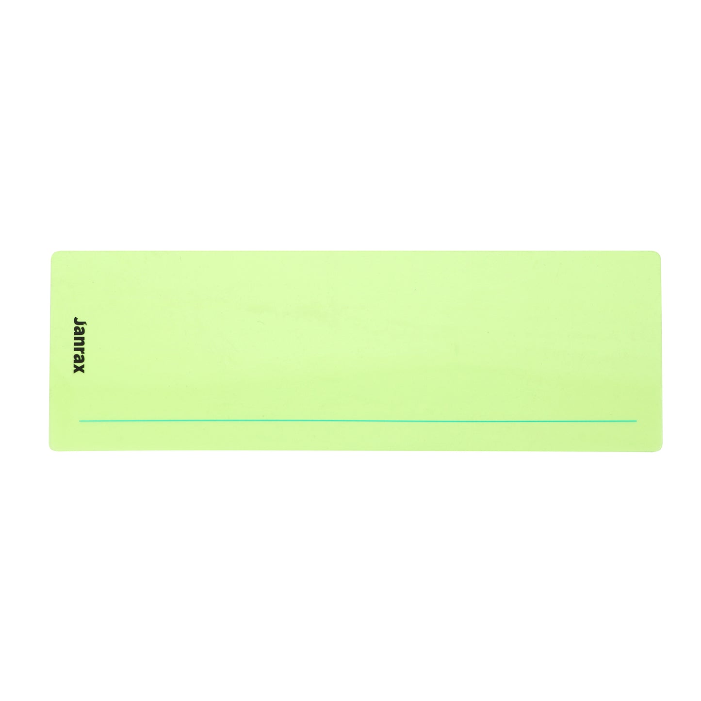 Pack of 24 Light Green 210x80mm Dyslexia Overlay Reading Strips – PET Material, Rounded Corners