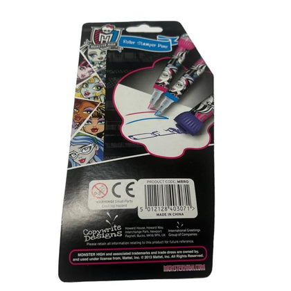Pack of 3 Monster High Roller Stamper Pens