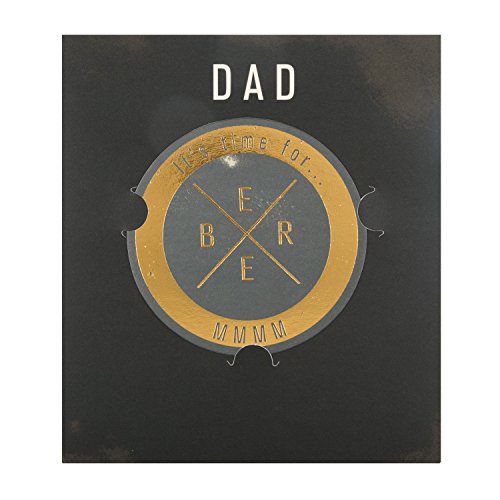 Dad Father's Day Hallmark  Morden New Card 'Beer Coaster' - Medium 