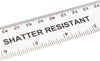 Q-Connect Ruler Shatterproof 300mm White (Features inches on one side and cm/mm on the other)KF01109