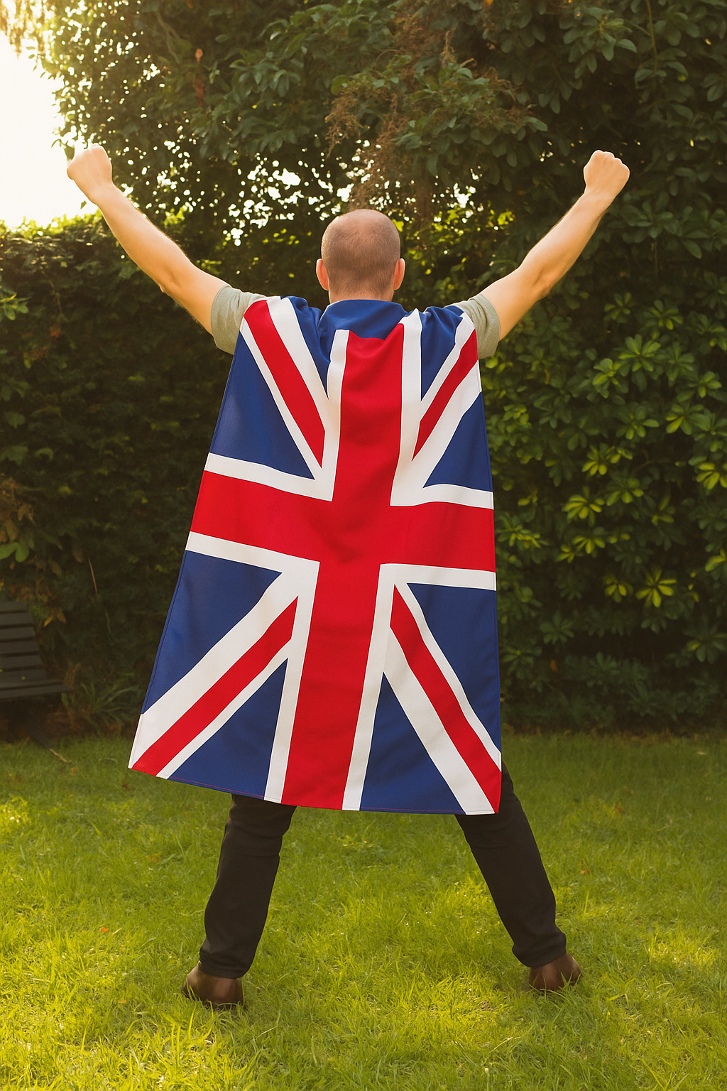 Union Jack Flag Polyester 3 ft. x 5 ft. - England United Kingdom British National Flag Outdoor Events Celebrations Patriotic Displays