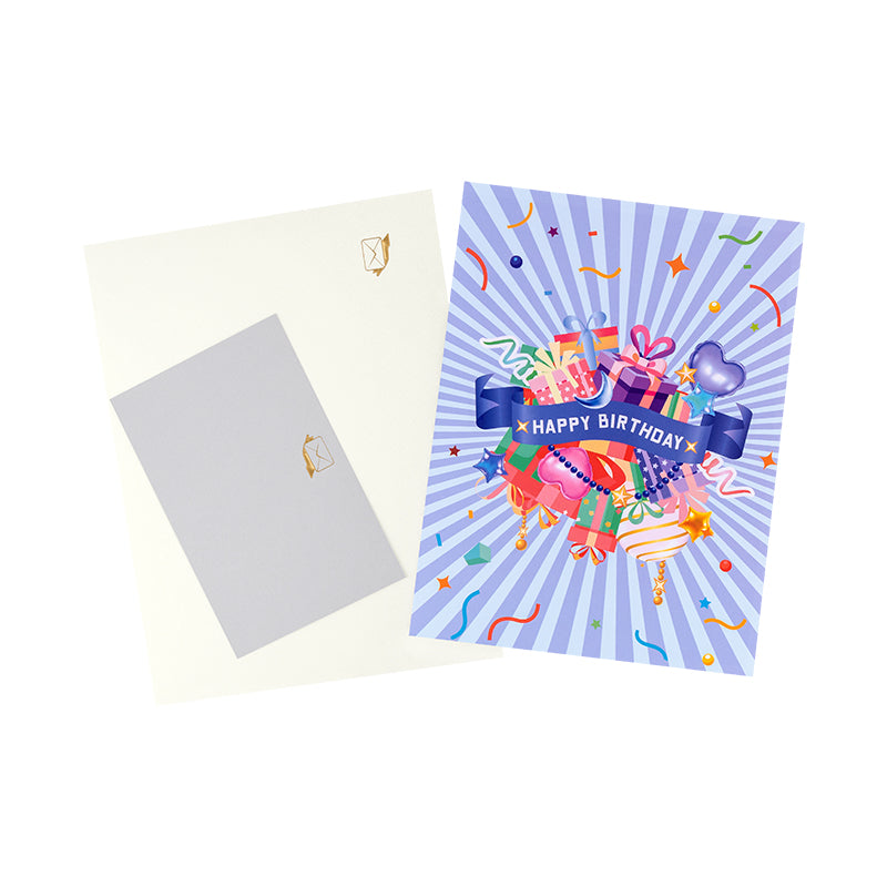 Balloons & Bliss 3D Pop Up Birthday Card