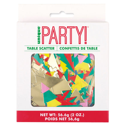 2oz Vibrant Christmas Table Scatter Jumbo Confetti
