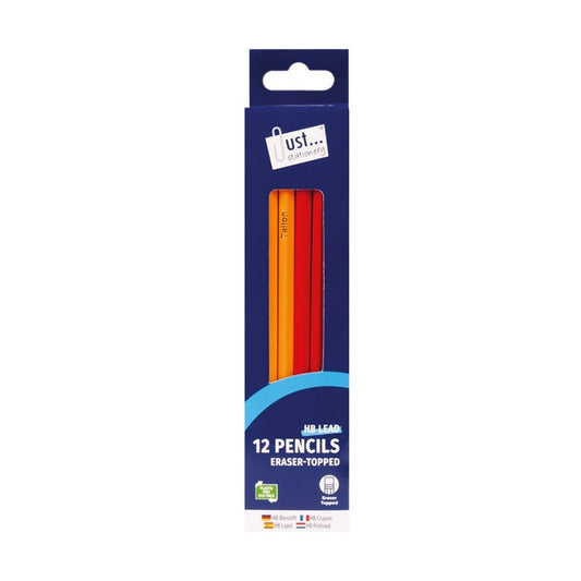 12 HB Pencils with erasers