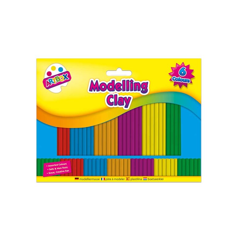 6 Strips of Modelling Clay– Choice Wholesale