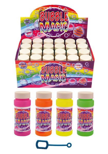 Pack of 12 Bubble Tubs Bubble Magic with Wand 60ml