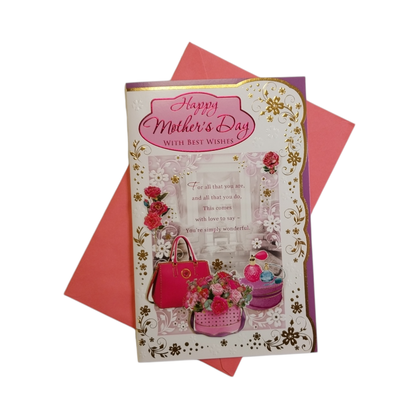With Best Wishes Happy Mother's Day Card
