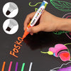 Pack of 8 Assorted Colour Liquid Chalk Markers